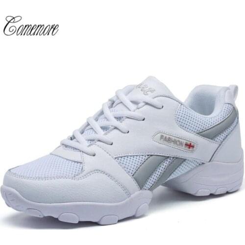 Comemore Men Modern Latin Dance Shoes Low Heeled Soft Sole Tango Shoes Professional Boys Ballroom Dancing Shoes Black&White