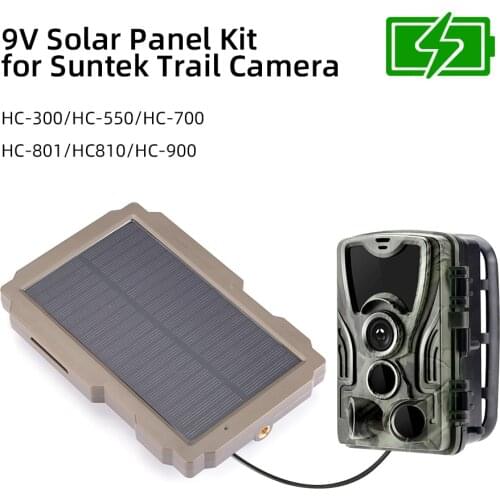 Outdoor waterproof Trail hunting Camera Solar Panel Kit - Waterproof Solar Charger Power System Save Money & Time