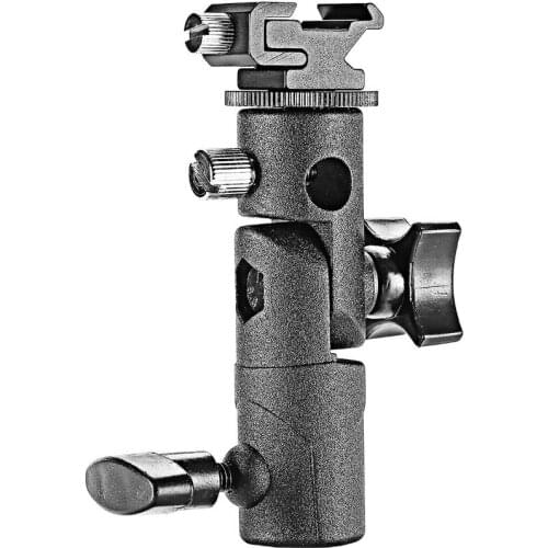 Neewer Professional Universal E Type Camera Flash Speedlite Mount Swivel Light Stand Bracket Umbrella Shoe Holder For Canon