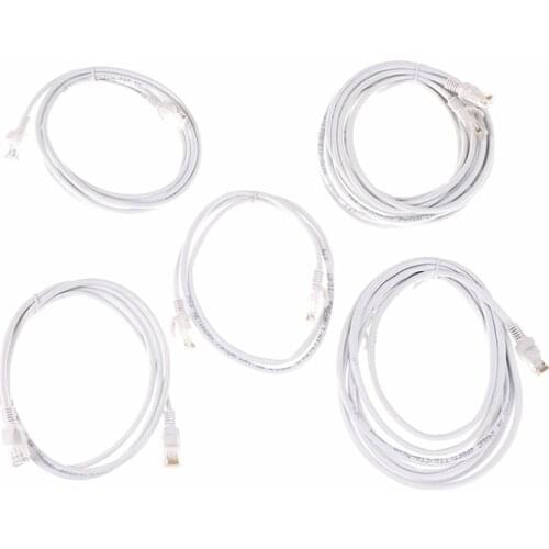 1/1.5/2/3/5m CAT5e Ethernet Cable High Speed RJ45 Ethernet Network LAN Cable Router Computer Cables for PC Router Laptop