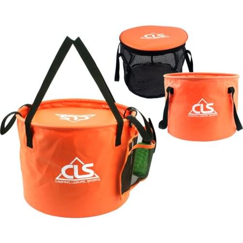 Collapsible Water Bucket Portable Camping Folding Waterproof Washing Basin For Outdoor Camping Telescopic Fishing Bucket