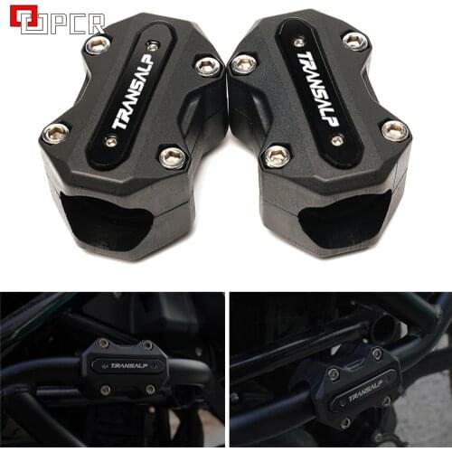 Engine Bumper Protector Guard Blocks For Honda XLV 600 650 700 TRANSALP
