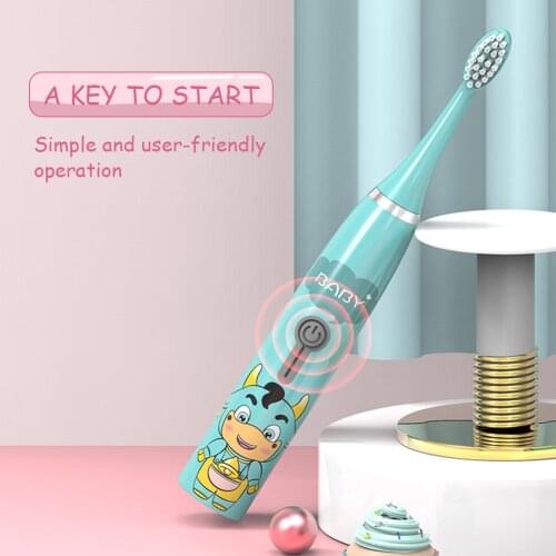 OralB Electric Toothbrush for Children Gum Care Rotation Vitality Cartoon Oral Health Soft Tooth Brush for Kids Battery Powered