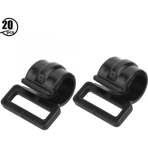 20Pcs Camping Tent Hooks Clips Outdoor Tent Hook Clamp 2.5cm Wind Rope Fixing Clamp Tent Clip Hook Windproof Accessories