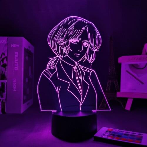 3d Lamp Manga Attack on Titan Pieck Finger Anime Childrens Night Light For Home Decor Anime Figures Night Lights Room Decor USB
