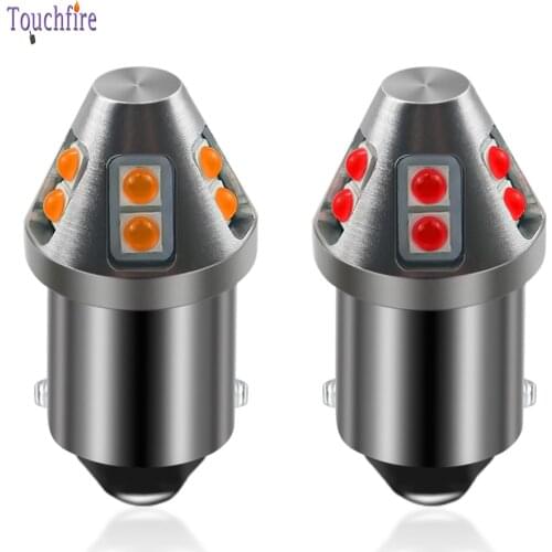 4Pcs 1156 BA15S P21W BAU15S PY21W BAY15D LED Canbus Bulb 1157 P21/5W R5W 7440 W21W 3030 10SMD Auto Lamp Reverse DRL Light 12V