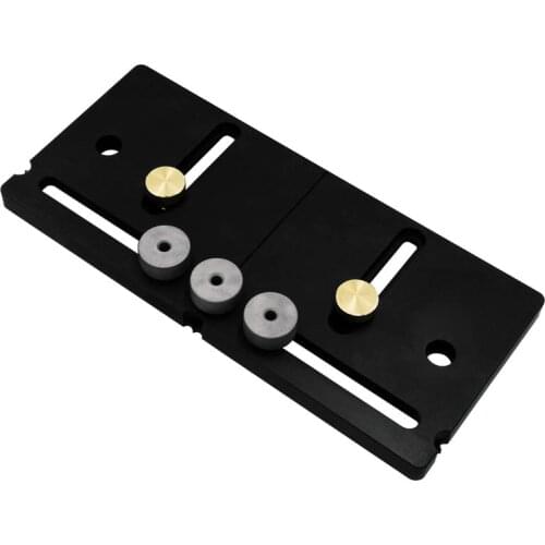 Aluminum High precision scale Handle Hole Locator Door Knob and Pull Installation Jig and Shelf Pin Jig Boring Hole Drill Guide