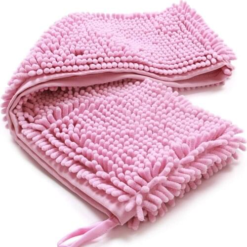 Pet Bath Towel Dog Towel Super Absorbent Quick-Dry Pet Bath Towel With Hand Pockets Machine Washable Pet Bath Towels