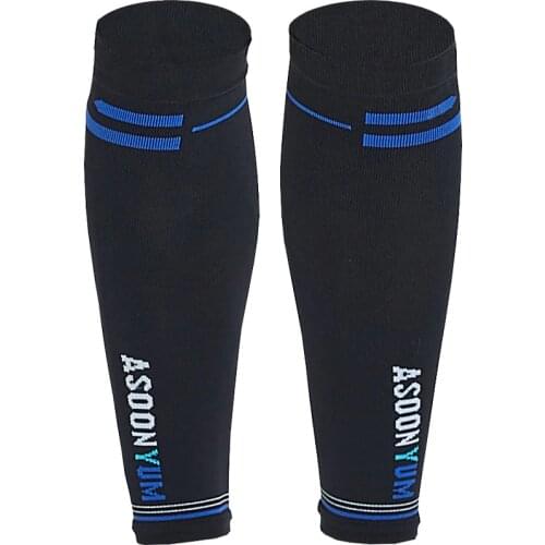 1 Pair Calf Sleeve Compression Leg Warmers Socks Outdoor Sports Shin Guard Calf Support for Football Soccer Running Basketball
