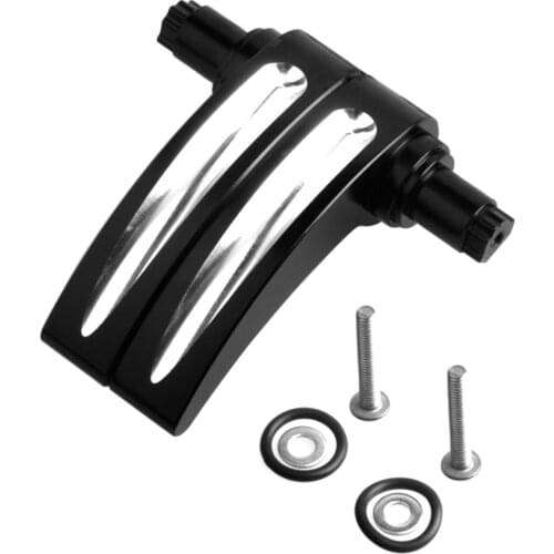 Edge Cut Motorcycle Saddlebag Latch Lever Lid Lifter Aluminum For Harley Street Glide Road King FLHX FLHR 14-17