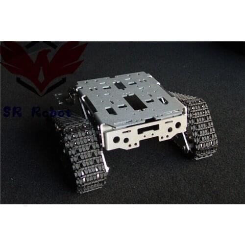 Metal Aluminum Alloy Smart Robot WaLee Tracked Tank Chassis Platform Kit Crawler Track Vehicle Walee Mobile Platform