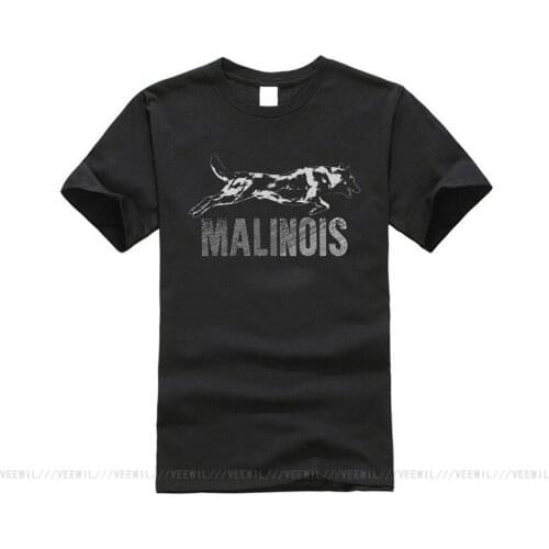 Malinois Belgian Shepherd Mechelaar T Shirt Fashion Custom Round Neck Large Size