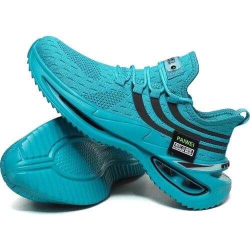 Design New Shoes Men Platform Sneakers Chunky Blue Street Trend Sports Jogging Running Shoe Male Basket Homme Big Size 45 46