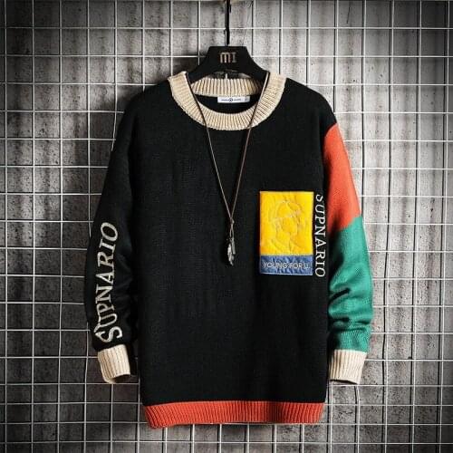 MenS Sweaters Spring Autumn Winter Clothes 2020 Pull OverSize M-4XL 5XL Korea Style Casual Standard Pullovers