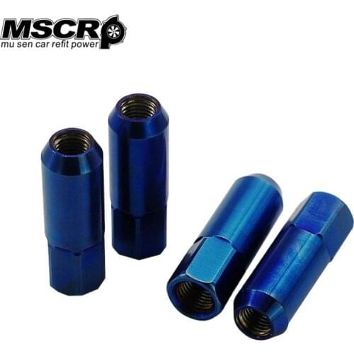 New Type Racing Full titanium Lug Nuts L:60mm 1 set = 20 pcs