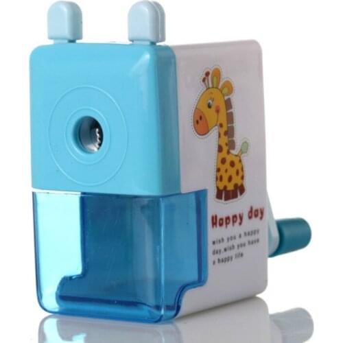 JUGAL Kawaii Animal Hand Sharpener Red Fox Pencil Sharpener For Pencil Knife Hand Kid Student Office School Supplies Gift