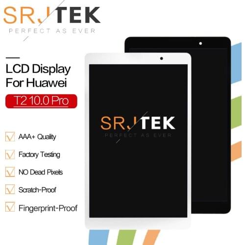 Srjtek For Huawei MediaPad T2 10.0 Pro 10.1 inch FDR-A01L FDR-A01W FDR-A03 LCD Display + Touch Digitizer Screen glass