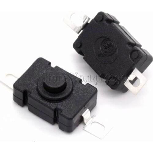 10PCS Flashlight Button Switch 1812-KD 18x12mm 2P Self Locking SMD 1.5A 250V