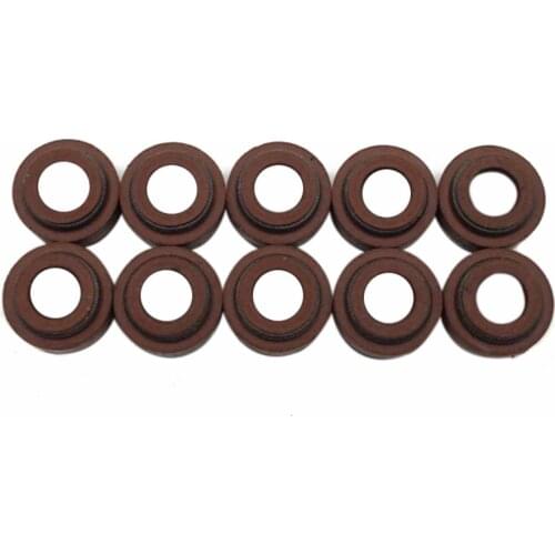 10pcs Valve Stem Seal Kart Oil Seal Fits GX240 GX270 GX340 GX390 Brown New