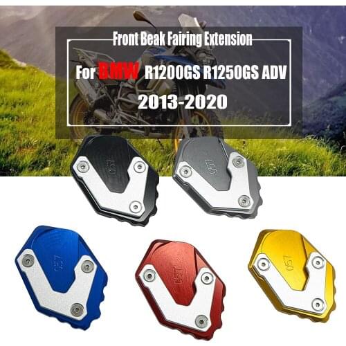 For BMW R1250GS R1200GS R1200 R1250 GS F850GS F750GS 2014-2020 Motorcycle Aluminum Kick stand Pad Padel Extension Enlarge Plate