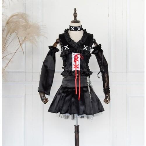 Anime DEATH NOTE Misa Amane Cosplay Costume Black Lolita Dress Halloween Christmas Party Costumes For Women