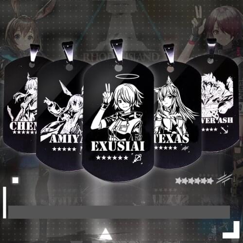 Anime Tomorrows Ark Metal Custom Necklace Pendant Amia Texas Can Angel