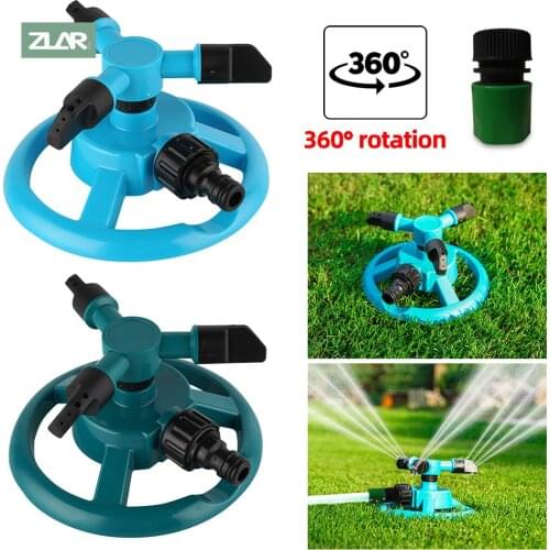 Automatic Garden Watering Lawn Sprinklers 360 Rotating Degree Grass Plants Irrigation System with Nozzle for Home Yard Gardening