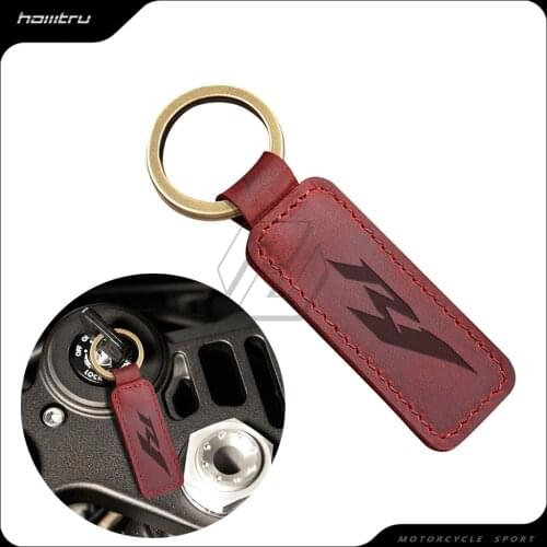 Motorcycle Cowhide Keychain Key Ring Case for Yamaha YZF R1