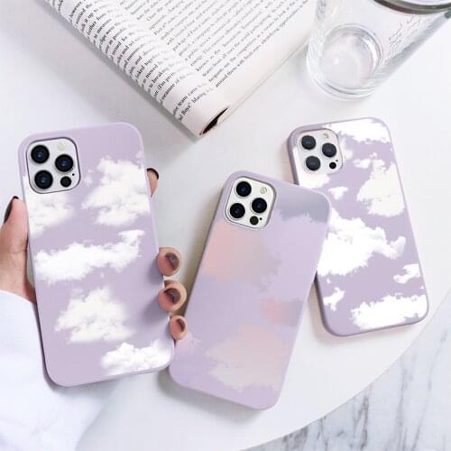 Fashion Colored Clouds Painting Phone Case For Samsung Galaxy A50 A51 A52 A32 A71 S20 FE A21S S9 S8 S10 S20 S21 Plus Ultra Cover