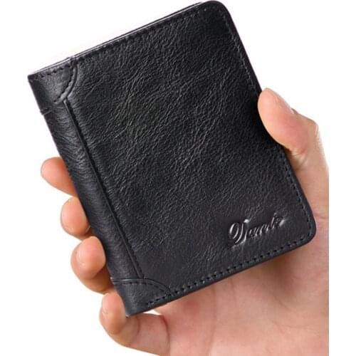 40% Dropshipping!!Comfortable Anti-theft Small Wallet Credit Card Case Function RFID Blocking Wallet for Men