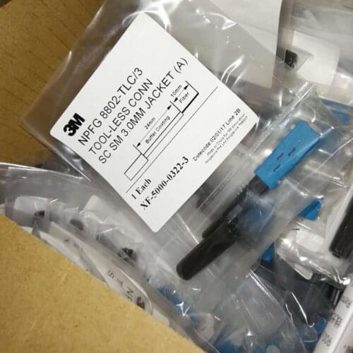 Jyttek 50PCS /Lot 3M 8802-TLC/3 SC/UPC Fiber optic fast connector
