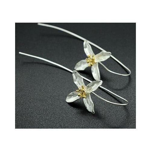 Korean Version of Retro Vintage Clover Flower Earrings For Women Punk Geometric Earrings 2021 New Trendy Jewelry