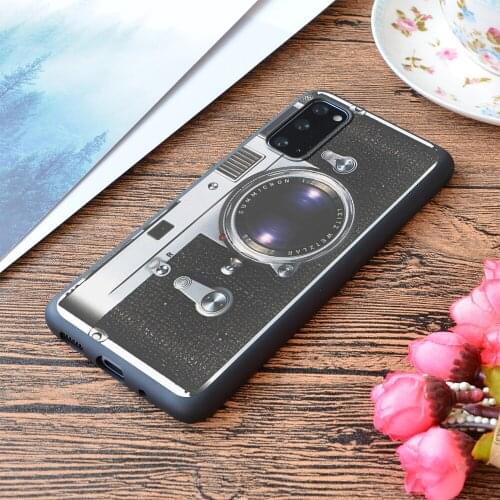 For Samsung Galaxy Vintage Print Soft Matt Phone Case