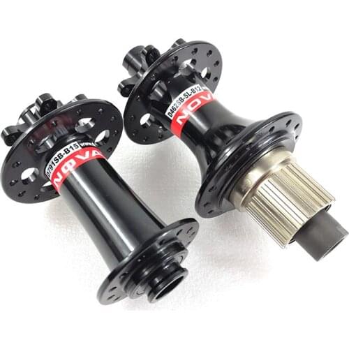 NOVATEC D791SB-B15 D462SB-SL-B12 MTB XC AM Disc 6 Bolt BOOST hubs Micro spline 12 speed STEEL freehub 15×110mm 12×148mm 28H 32H