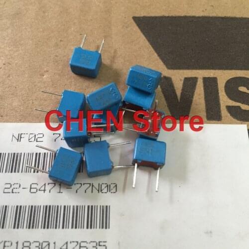 10PCS/20PCS Original Vishay ERO KP1830 470pF/630V 10% P5MM blue Polypropylene film capacitor 471/630v Hi-Fi Audio 470P 630V 471