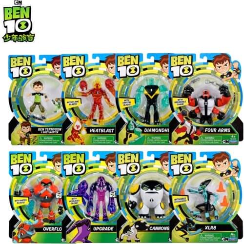 Genuine BEN Ten Juvenile Hacker Basic Doll Ben Tennyson Boy Toy Child Joint Movable Deformation Model