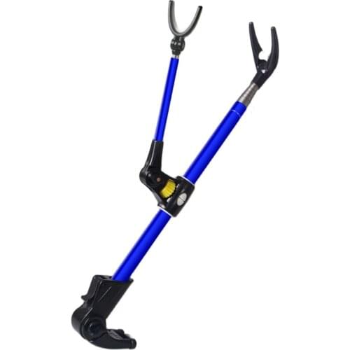 Chuangwei High Quality 1.7M 2.1M 2.4M Portable Telescopic Fishing Hand Rod Holder Support Stand Fishing Foldable Equipment