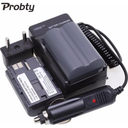 PROBTY 2Pcs 2500mAh BP-511 BP 511 511A Battery + Charger Kit for Canon Powershot G6 G5 G3 G2 G1 EOS 300D D30 D60 40D 20D 30D