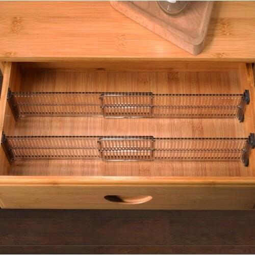 Adjustable Clapboard Drawer Divider Partition Storage Organiser Wardrobe Closet Separator For Underwear Socks Drawer Partition