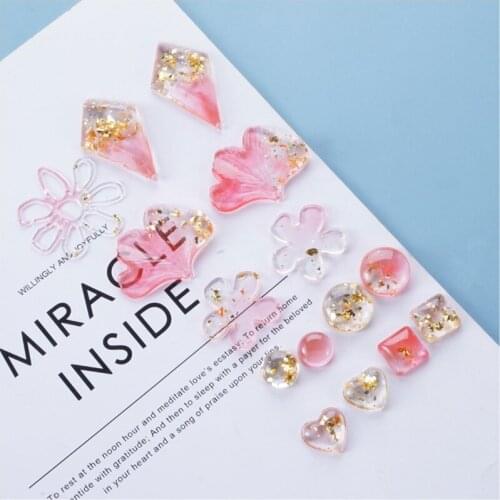 Crystal Epoxy Resin Mold Dangle Eearrings Silicone Mould DIY Crafts Making Tools