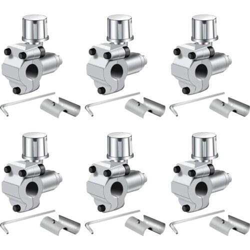 SANQ 6Pack BPV-31 Piercing Valve Line Tap Valve Kits Adjustable Valve for Air Conditioners HVAC 1/4inch,5/16inch,3/8inch