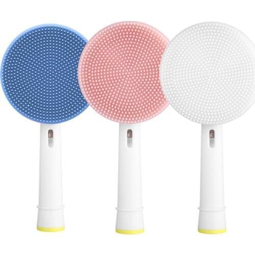Facial Cleansing Brush Compatible For Oral-B Electric Toothbrushes Handle Replacement Toothbrush Head Face Washing Massage Brush