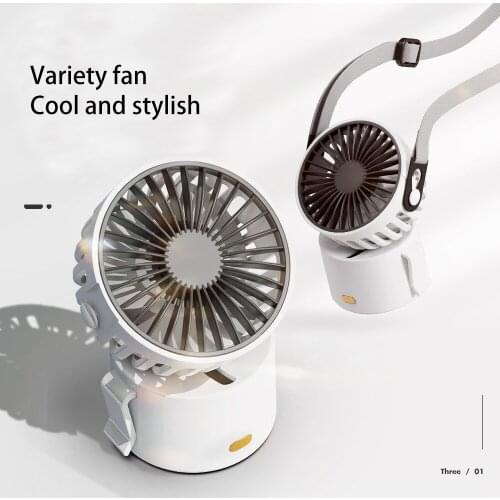 Water-cooled Fan 2021 New Desktop Small Air Conditioner Cooling Spray Humidification USB Air Cooler Mini Fan