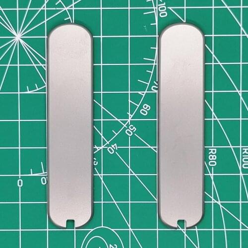 Titanium Alloy TC4 Handle Scales with Tweezer and Toothpick Cut-Out for 74 mm Victorinox Swiss Army Knife