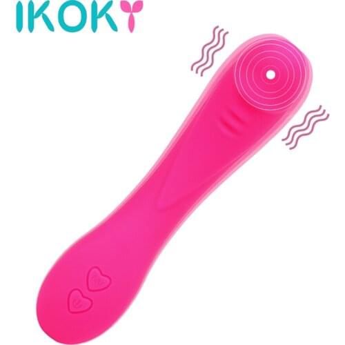 IKOKY Dildo Vibrator Vagina Clitoris Stimulate 12 Speeds Sex Toys for Woman Powerful Vibration G-spot Massage Female Masturbator