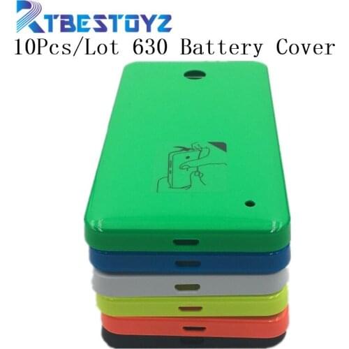 RTBESTOYZ 10PCS/lot Back Cover Case For Nokia Lumia 630 Housing Battery Cover Replacement for Nokia lumia 630 With Side Button