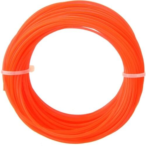 1Roll 15m x 1.25mm Nylon Trimmer Line Rope For Most Petrol Strimmers Machine Practical Garden Accessory Mayitr