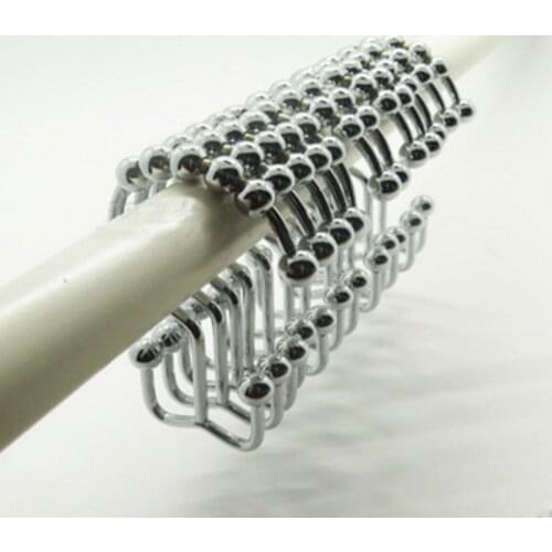 12 Pcs Stainless Steel Window Curtain Hook Double-sided Hook Calabash S Shape Curtain Pothook Shower Curtain Hook Bathroom