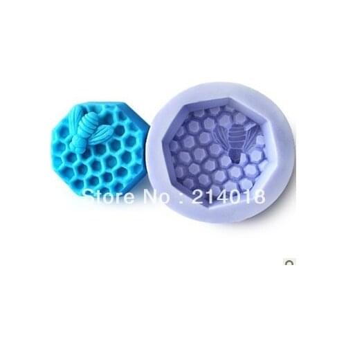Bees modelling 3D soap mold Cake decoration mold Cake mold manual Handmade soap mold candle NO.:SO-012
