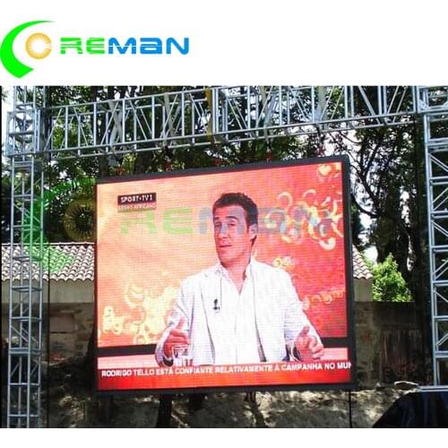 Ali express super light material cabinet P6 outdoor led video wall screen panels